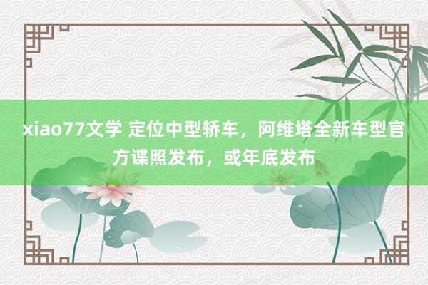 xiao77文学 定位中型轿车，阿维塔全新车型官方谍照发布，或年底发布