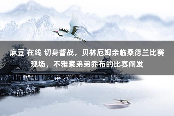 麻豆 在线 切身督战，贝林厄姆亲临桑德兰比赛现场，不雅察弟弟乔布的比赛阐发