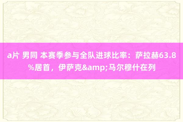 a片 男同 本赛季参与全队进球比率：萨拉赫63.8%居首，伊萨克&马尔穆什在列