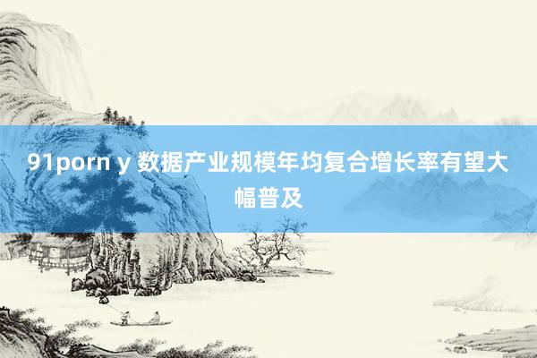 91porn y 数据产业规模年均复合增长率有望大幅普及