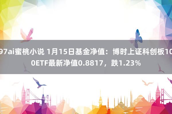 97ai蜜桃小说 1月15日基金净值：博时上证科创板100ETF最新净值0.8817，跌1.23%