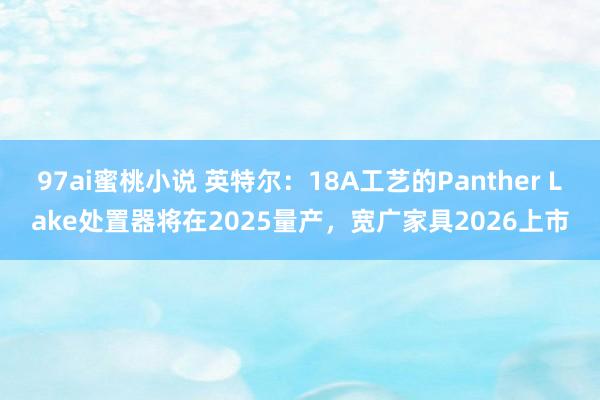 97ai蜜桃小说 英特尔：18A工艺的Panther Lake处置器将在2025量产，宽广家具2026上市